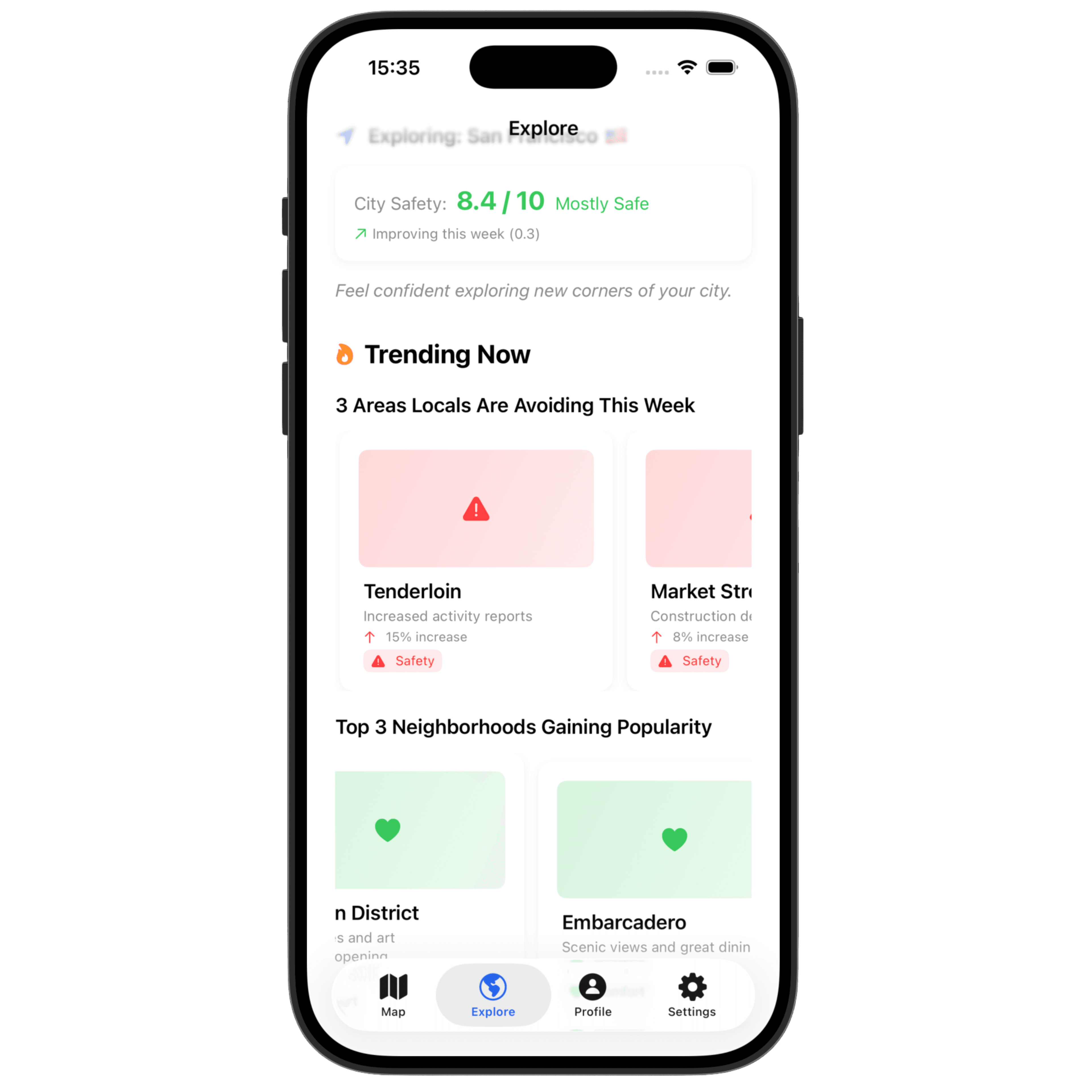 Explore with confidence